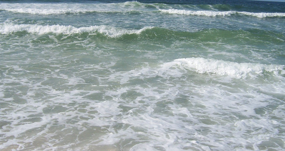 Perdido Key beach-waves